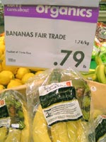Fair Trade bananas in Zehrs
